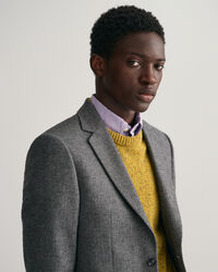 Veste blazer de costume à chevrons