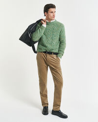 Pantalon chino slim fit en velours côtelé