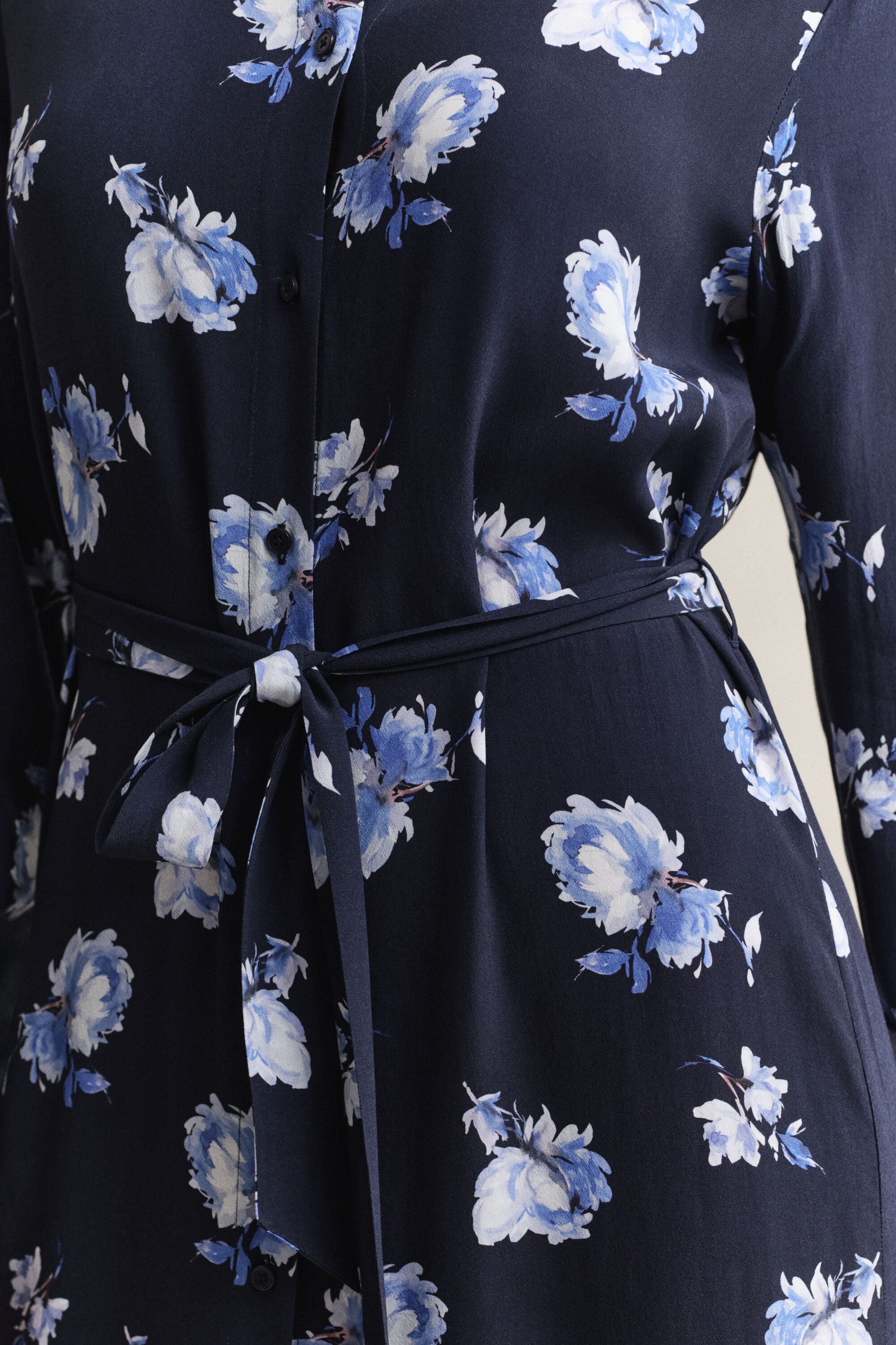 Robe-chemise à imprimé floral