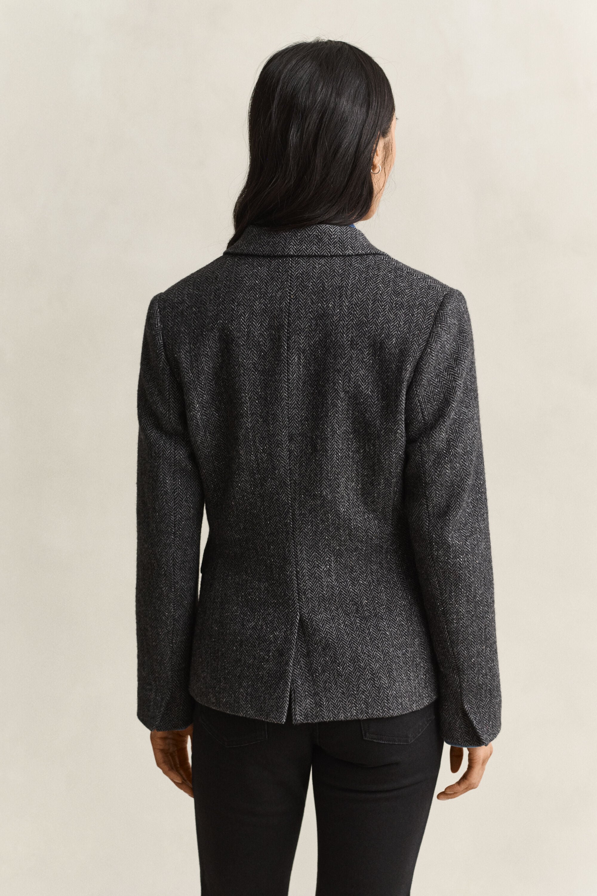 Veste blazer à chevrons