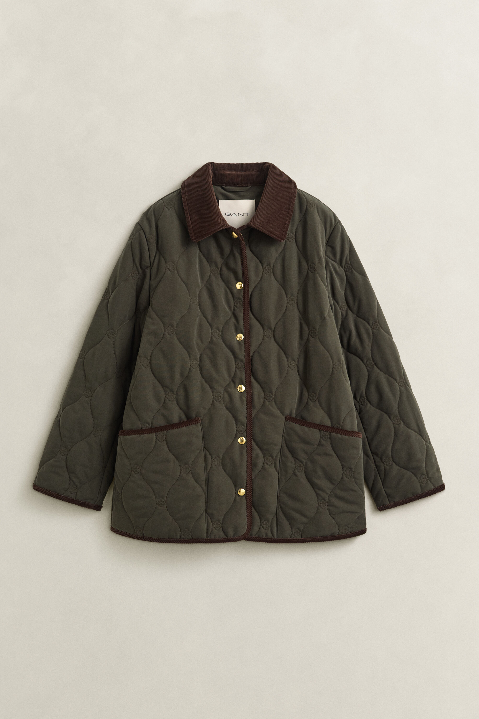 Veste matelassée avec monogramme
