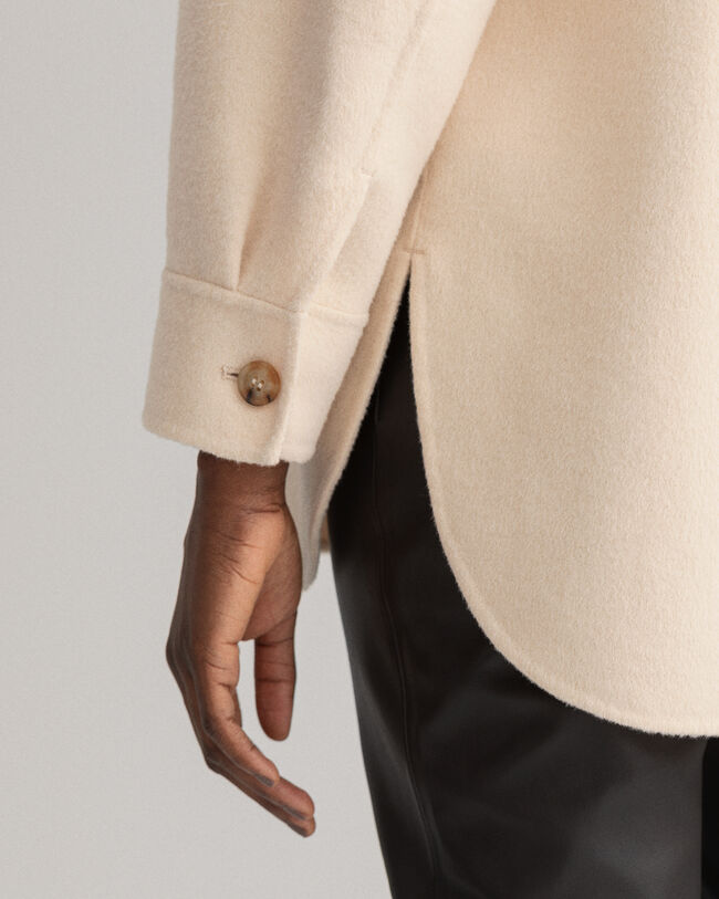 Veste-chemise cousue main