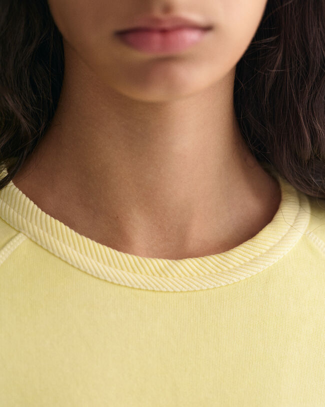 Sweat-shirt &agrave; manches courtes Sunfaded