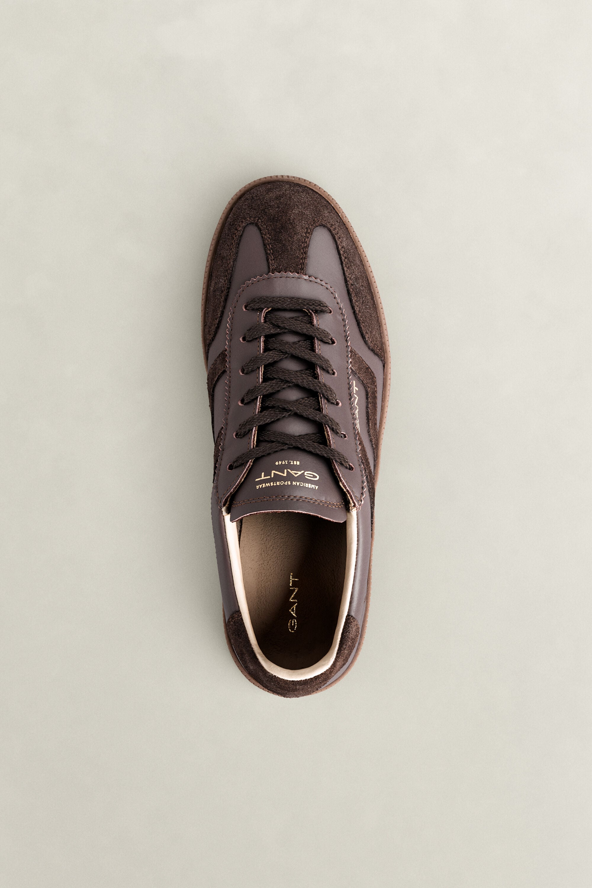 Baskets en daim et cuir Cuzima