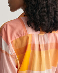 Chemise relaxed fit &agrave; carreaux Madras