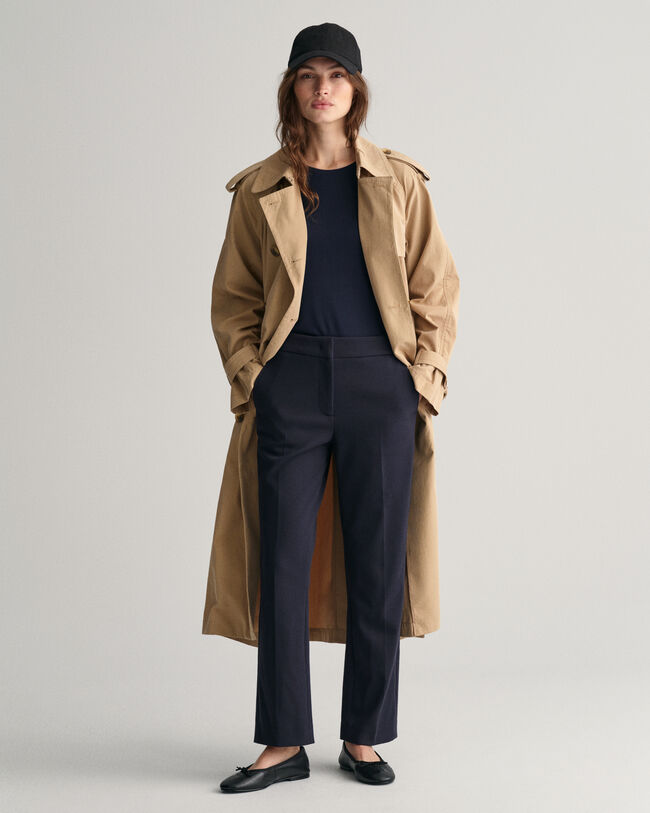 Pantalon cigarette en jersey