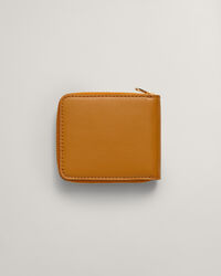 Portefeuille en cuir avec fermeture à zip