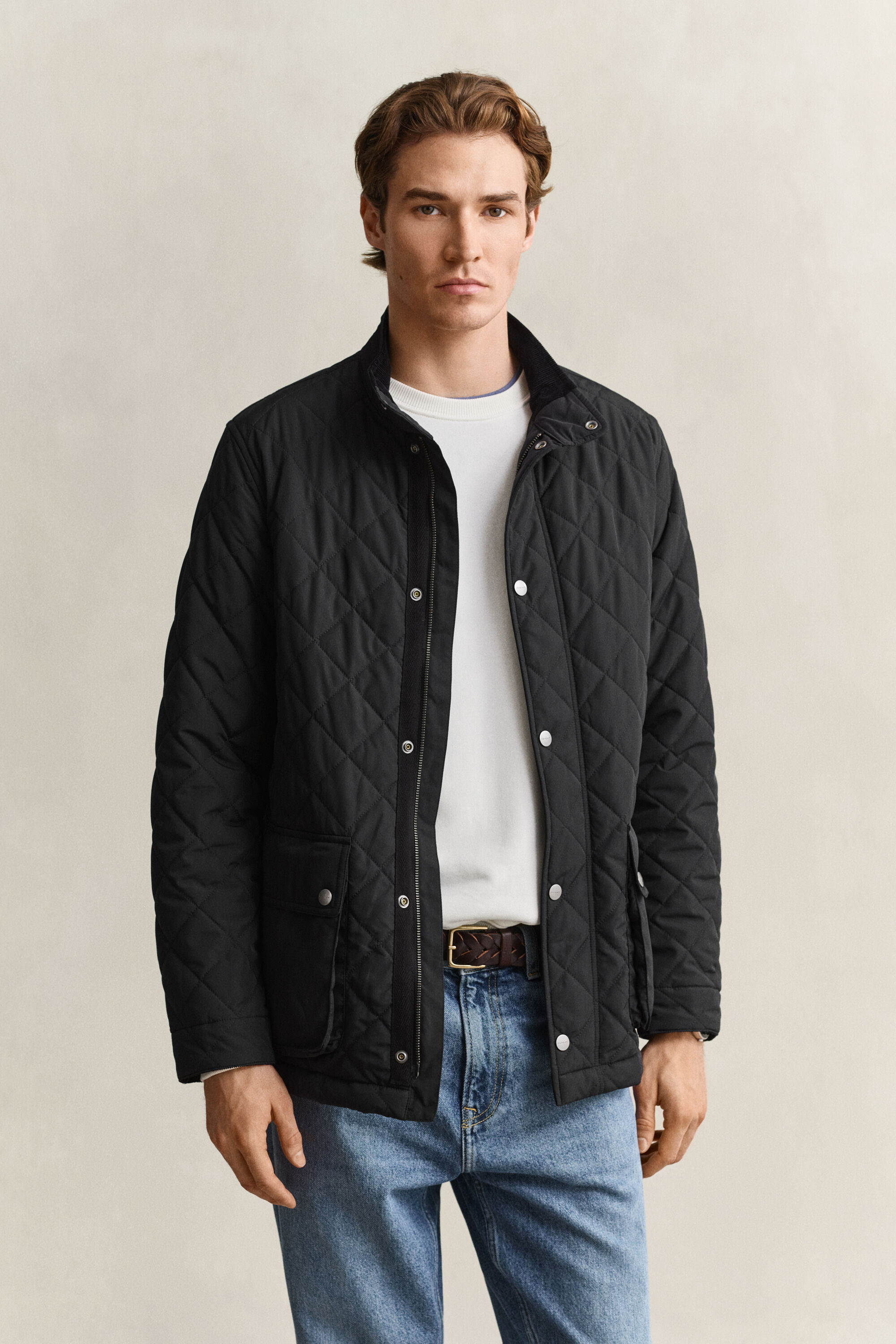 Veste mi-longue matelassée