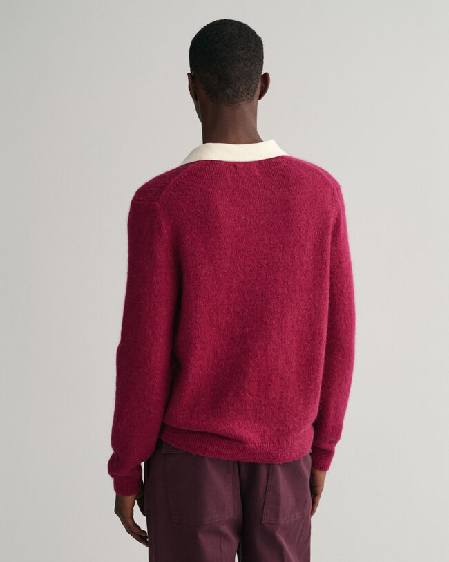 Rugger en coton et mohair