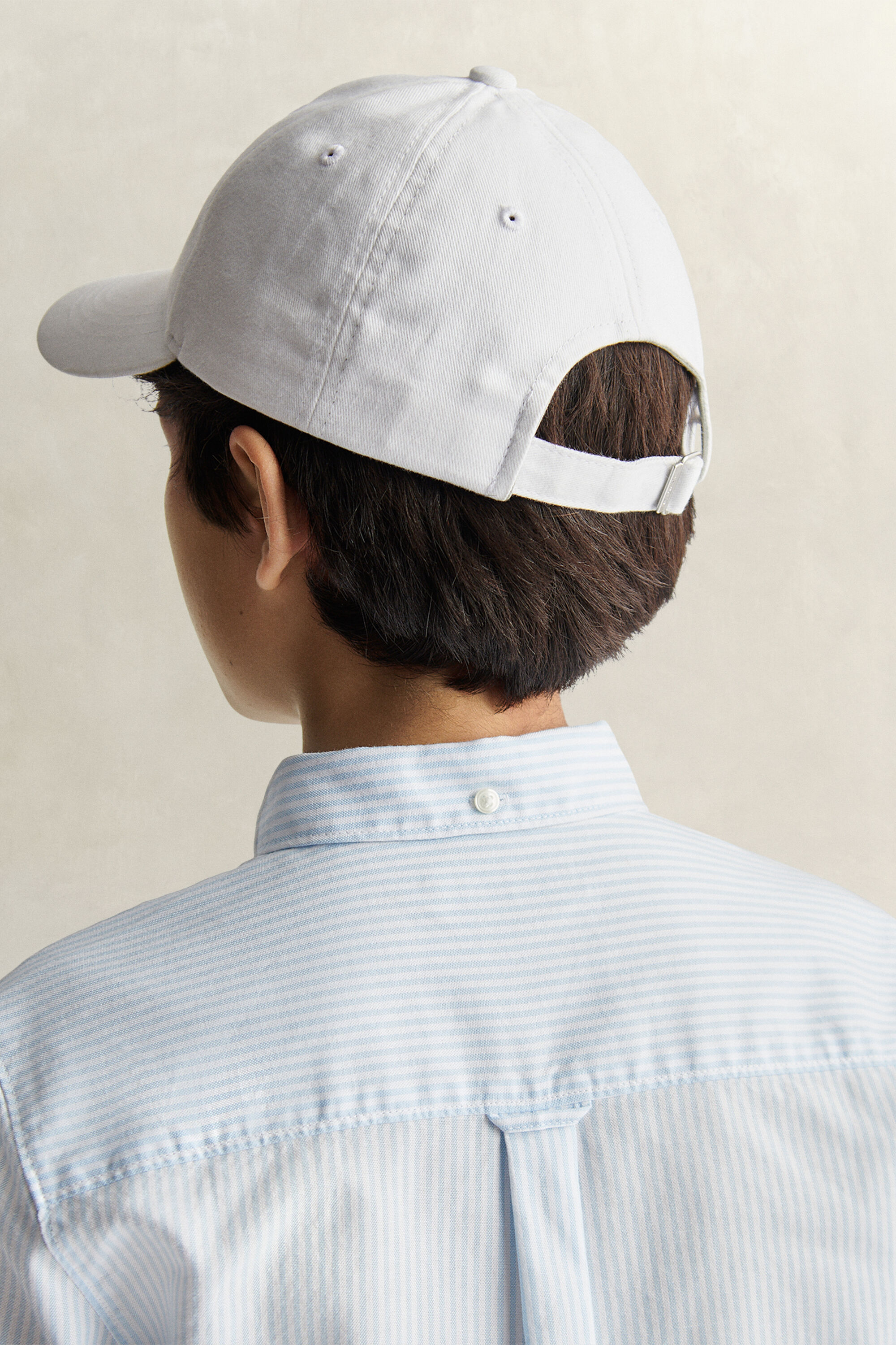 Chemise en coton Oxford à rayures Teen Boys