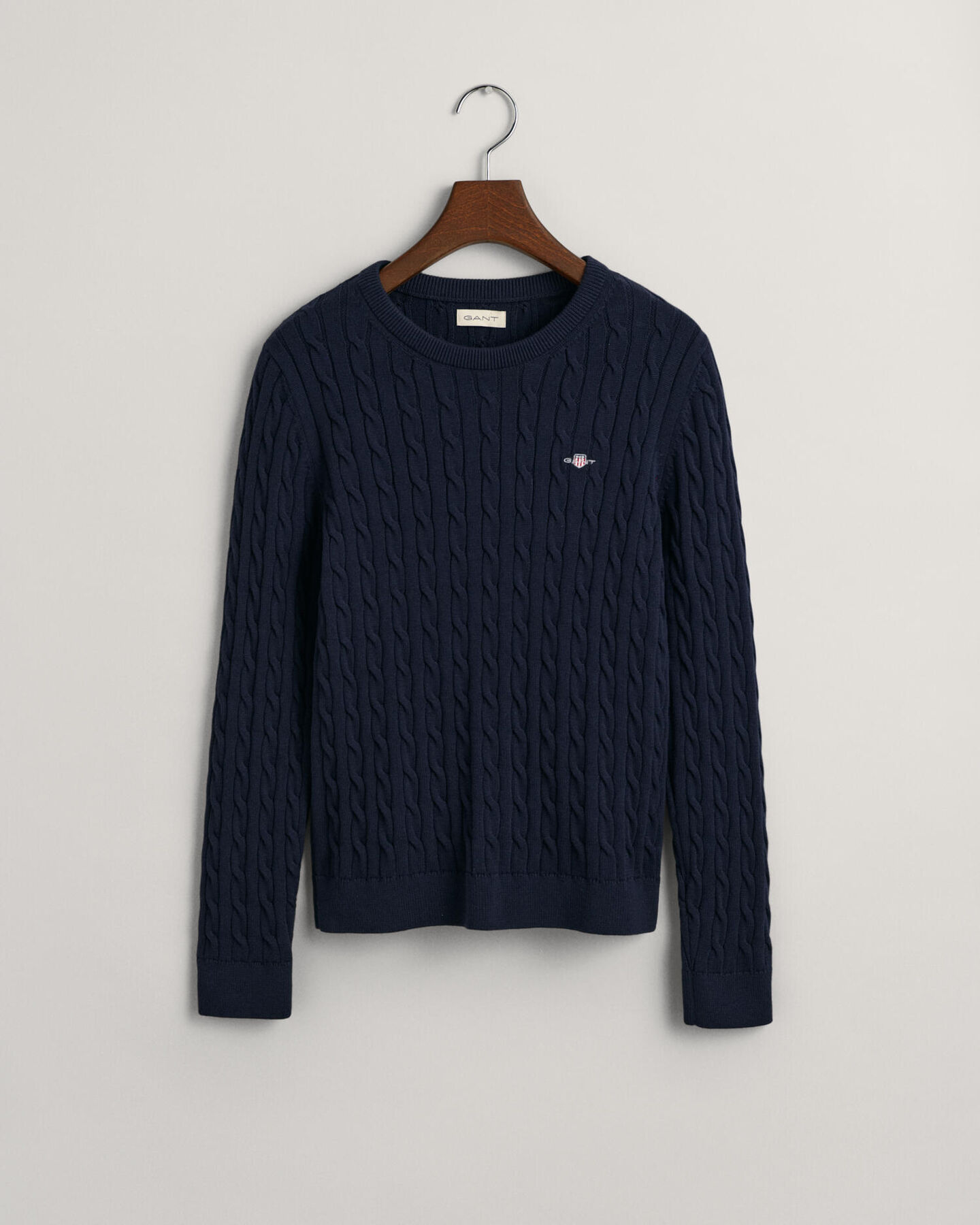 Pull en maille de coton torsad&eacute;e Shield Teen Girls