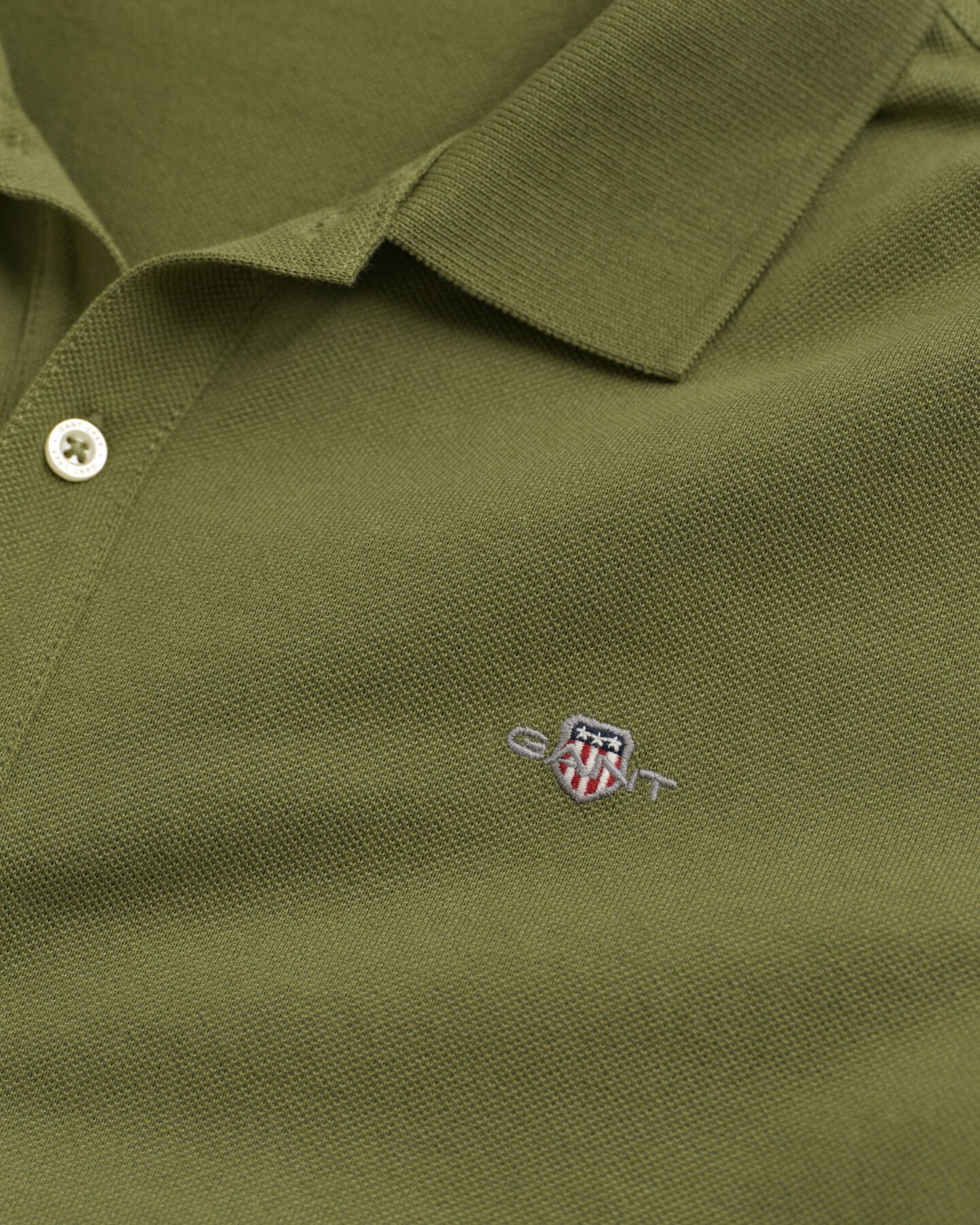 Polo en coton piqué Shield Ado