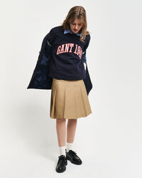 Sweat-shirt ras du cou &agrave; manches colour-block