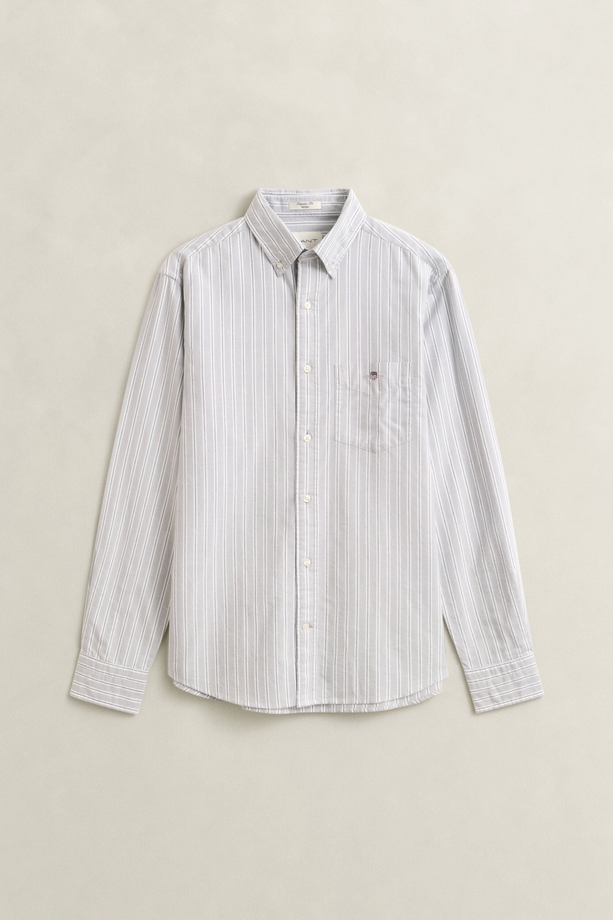 Chemise en coton Oxford classique à rayures