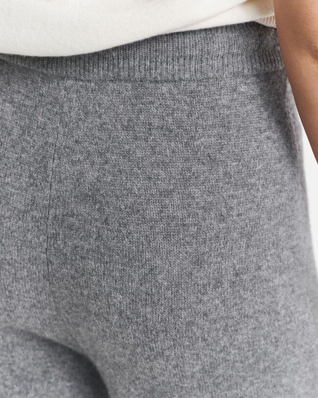 Pantalon en laine tricotée