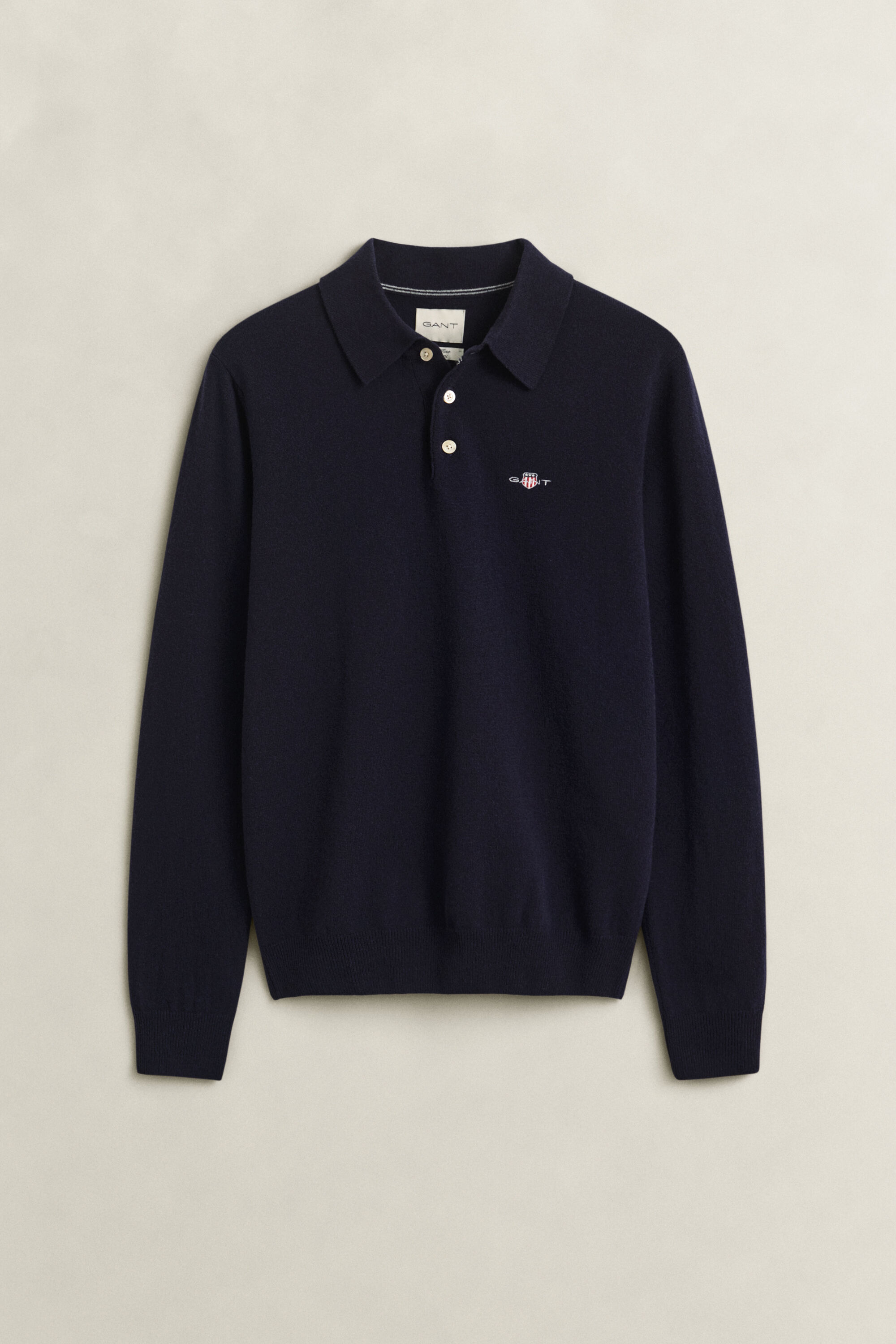 Pull polo en laine d'agneau ultrafine