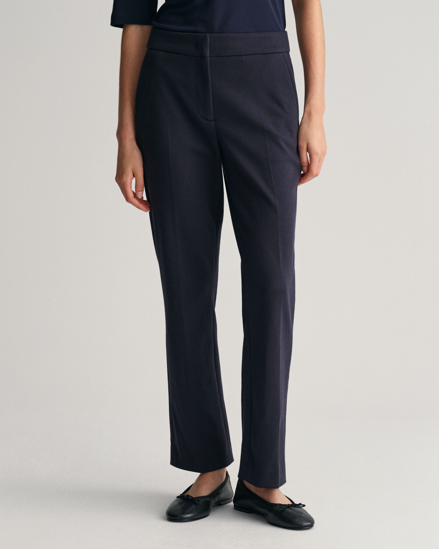 Pantalon cigarette en jersey