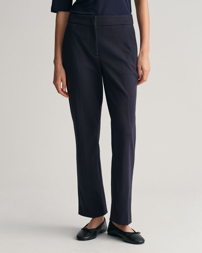 Pantalon cigarette en jersey