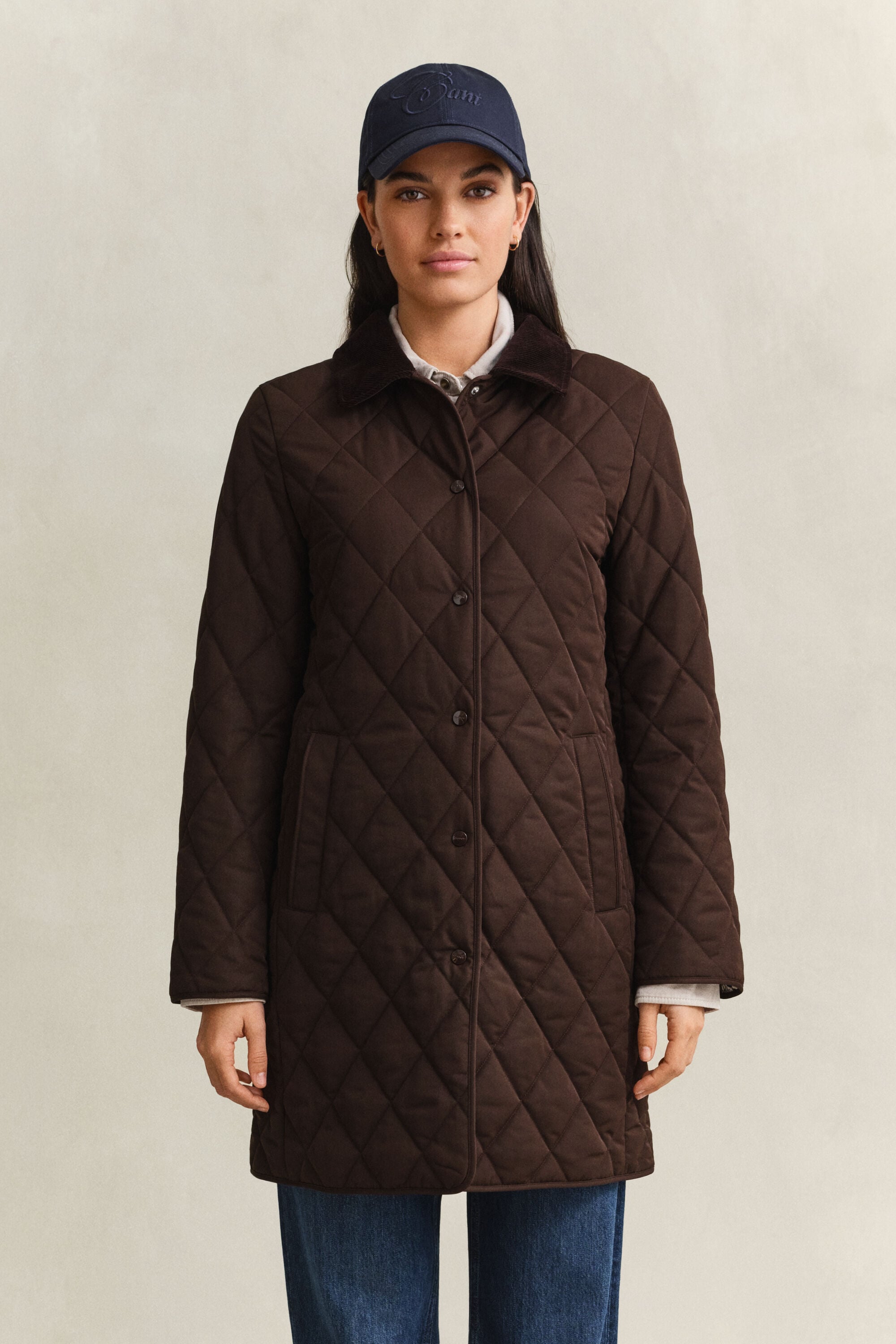 Manteau matelassé ajusté