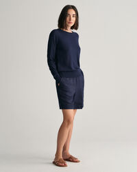 Pull ras du cou en maille fine