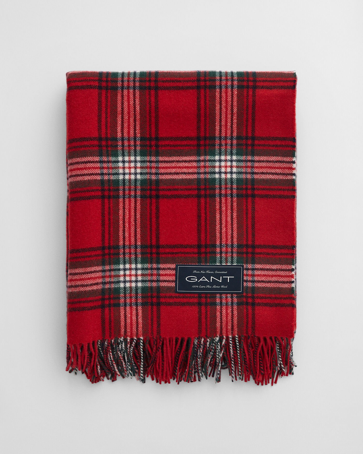 Jeté de lit en laine mérinos extra-fine