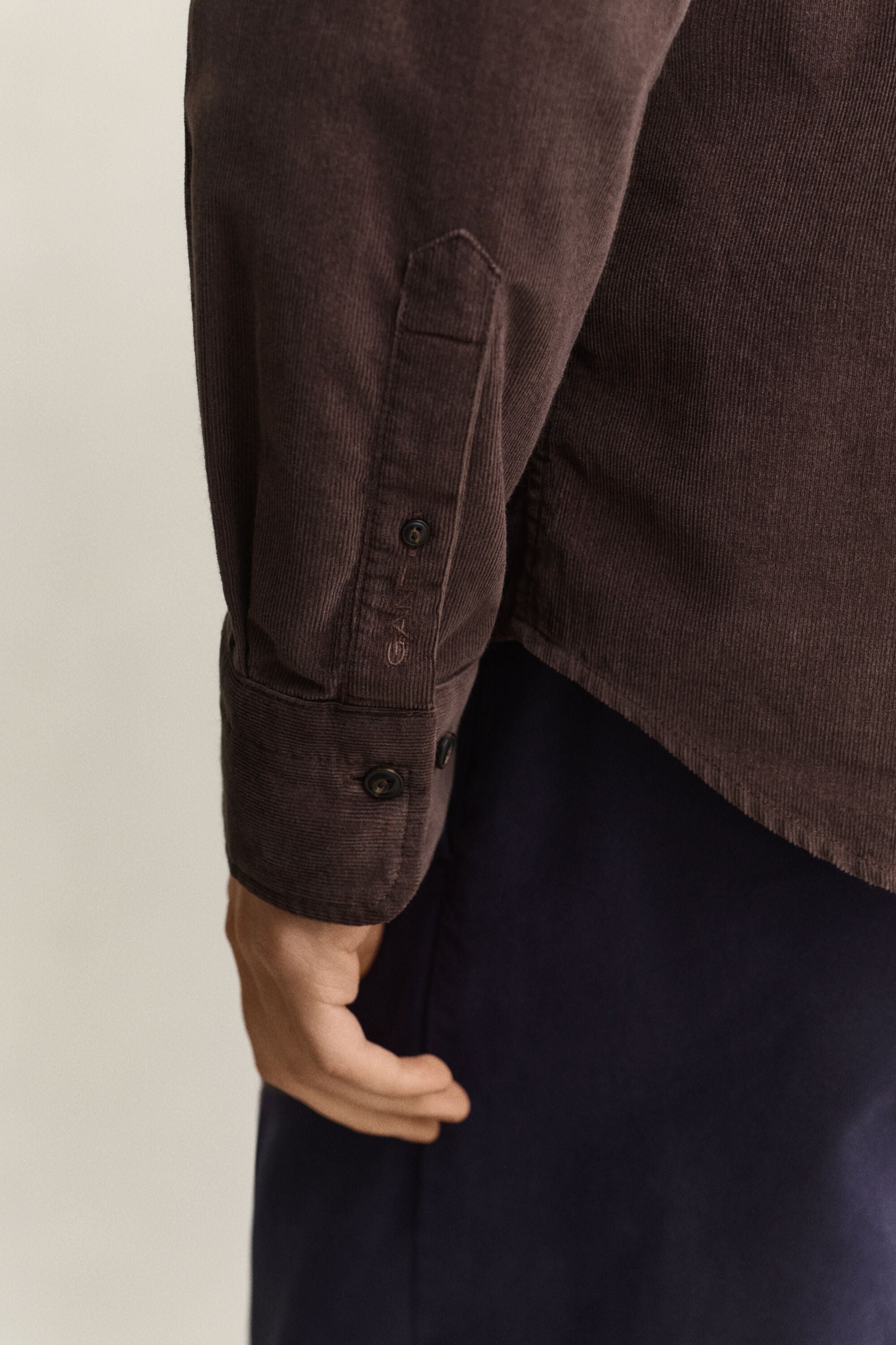 Chemise en velours côtelé