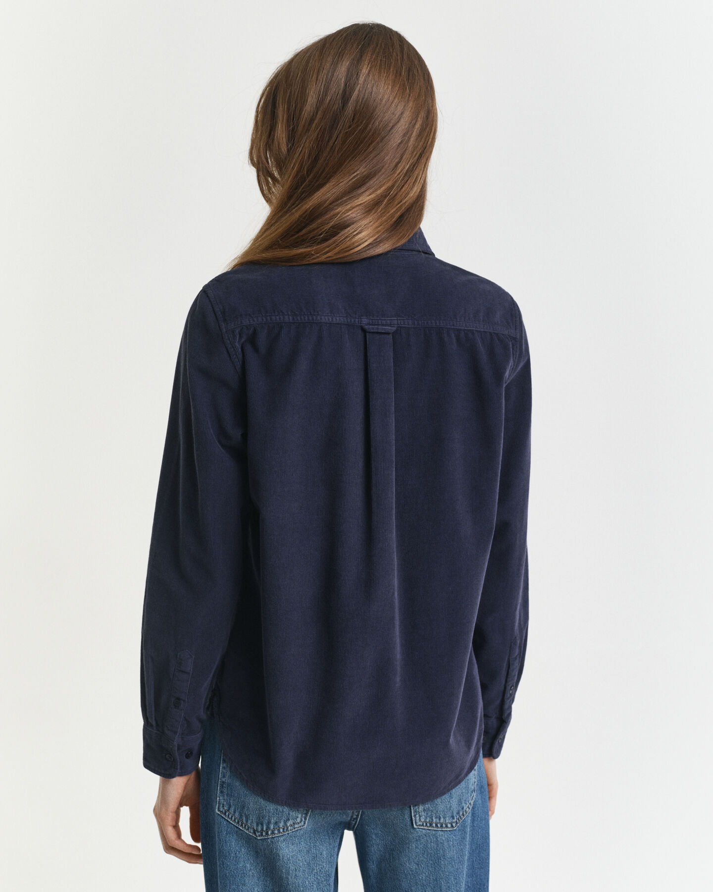 Chemise coupe regular en velours côtelé