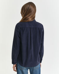 Chemise coupe regular en velours côtelé