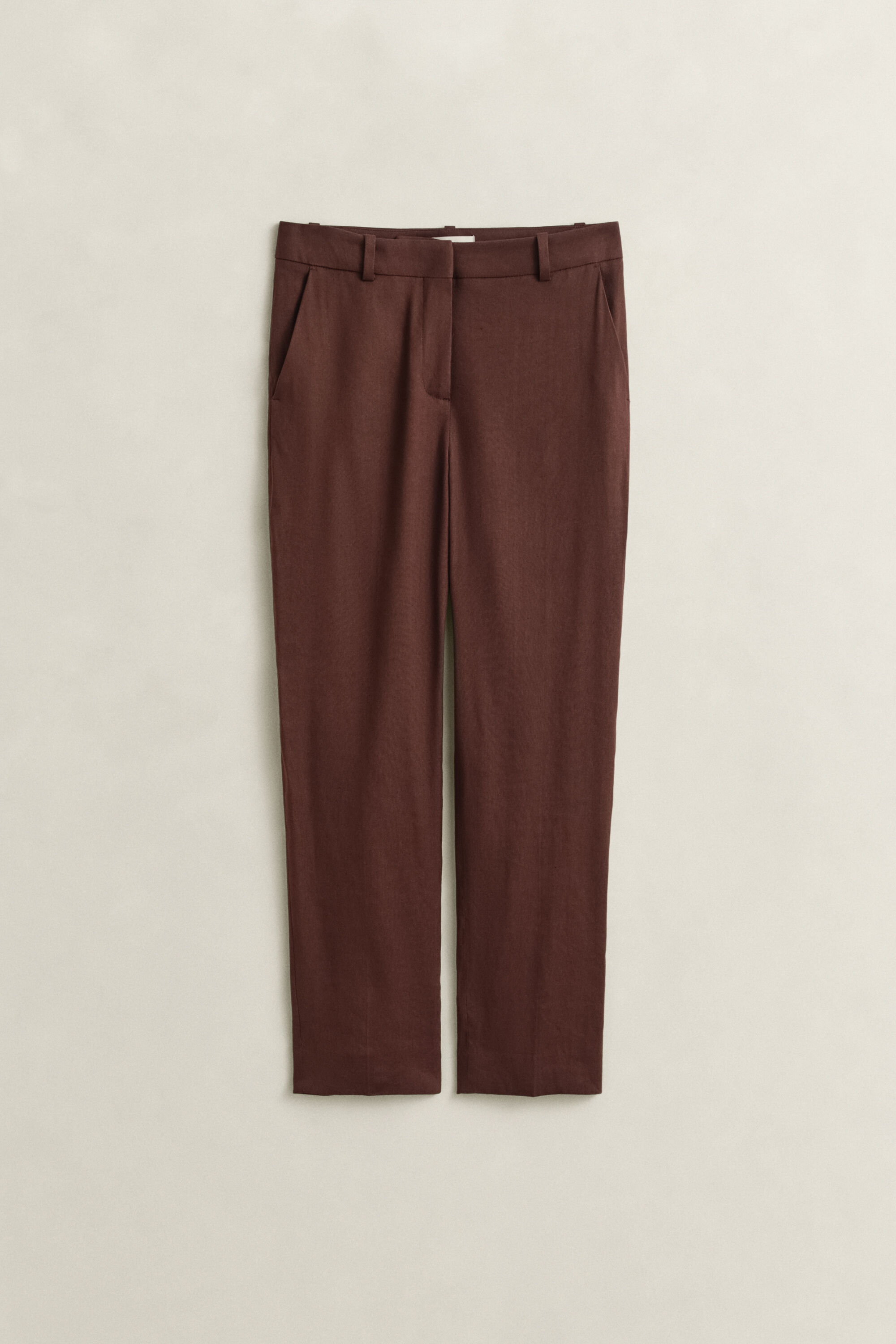 Pantalon habillé en lin stretch