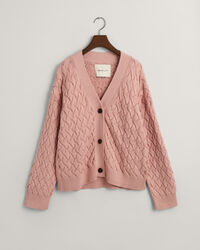 Cardigan en coton Textured