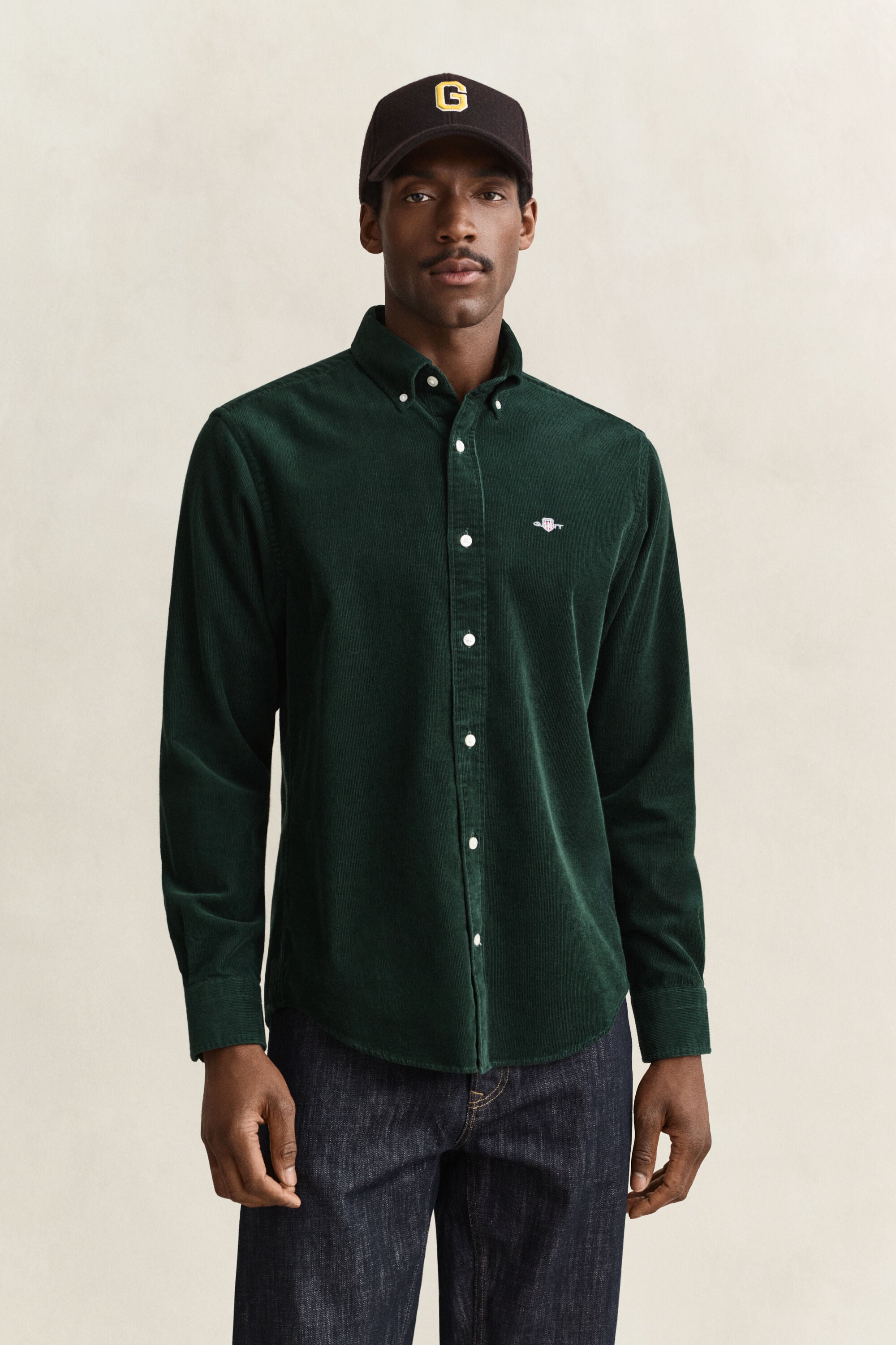 Chemise en velours côtelé