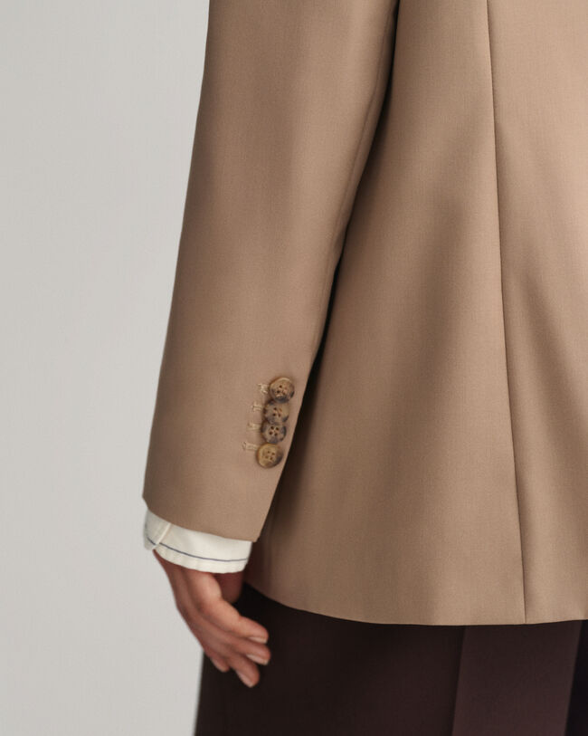 Veste blazer regular fit en laine