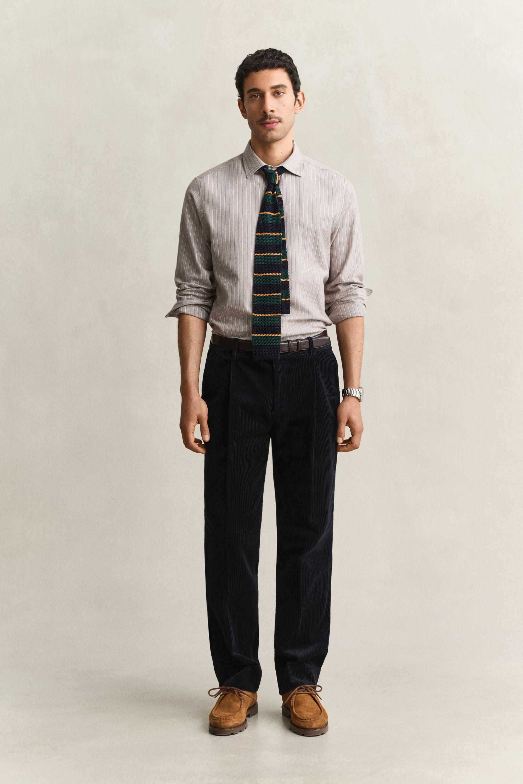 Pantalon de costume en velours côtelé
