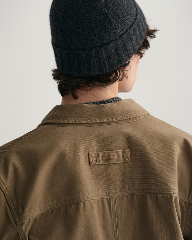 Surchemise en sergé brossé