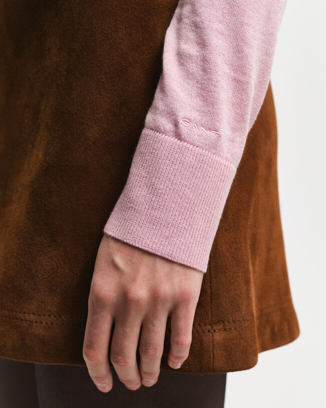 Pull ras du cou en maille fine