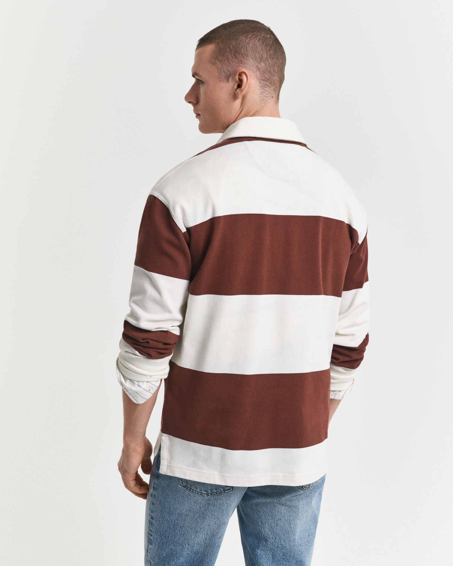 Heavy Rugger à rayures en colour-block