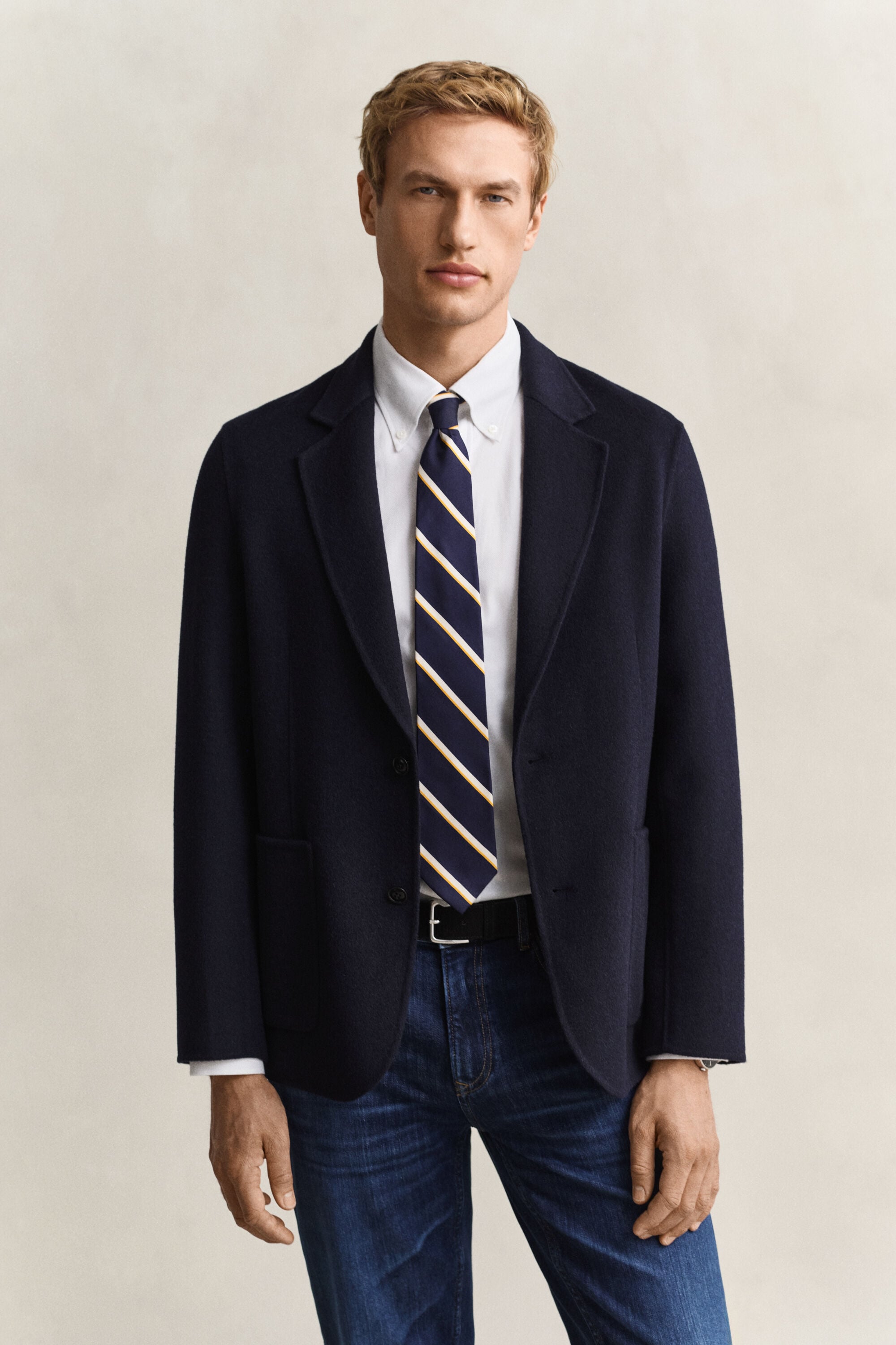 Veste blazer cousue main