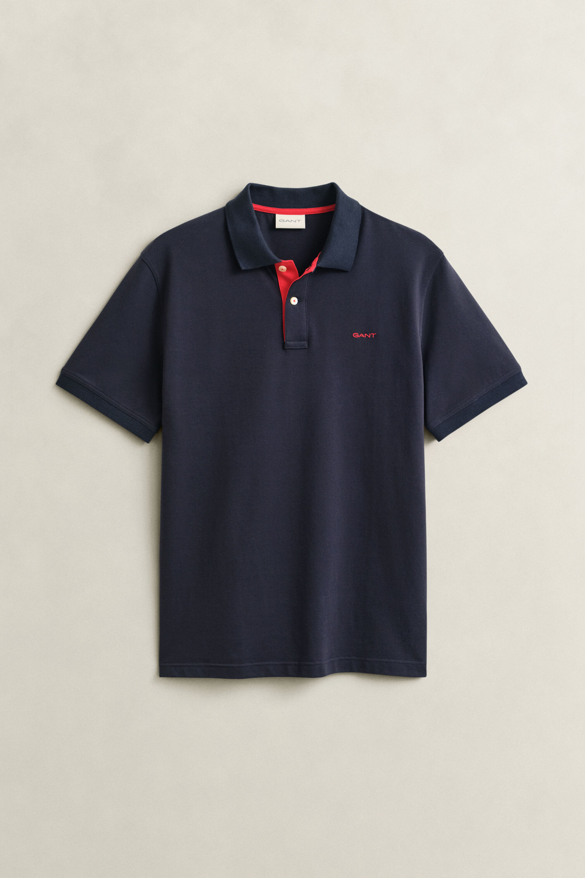 Polo en coton piqué contrastant