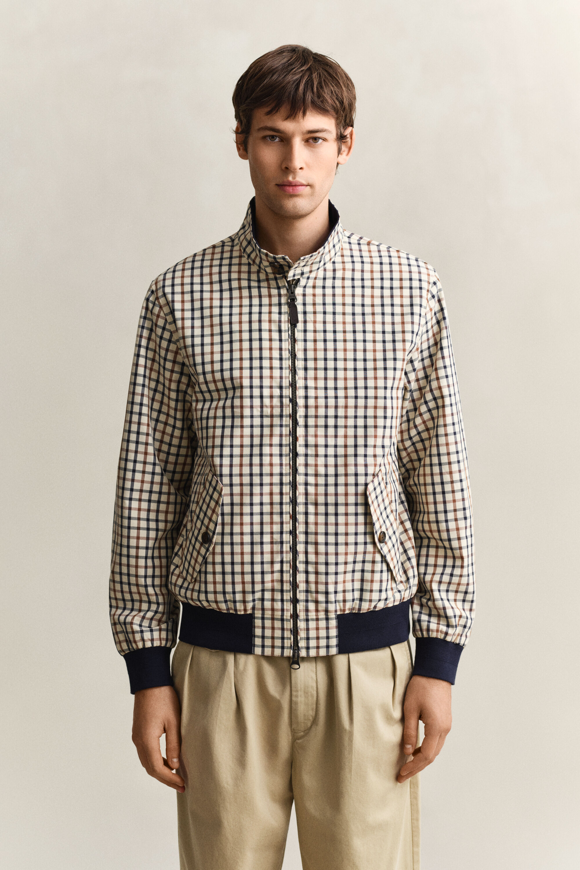 Veste Harrington en coton mélangé