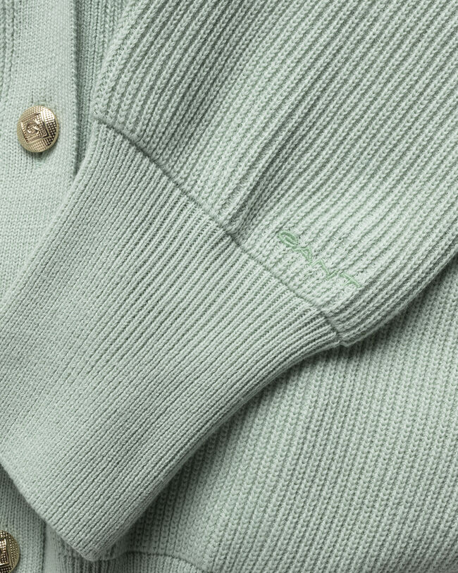 Cardigan en coton c&ocirc;tel&eacute;