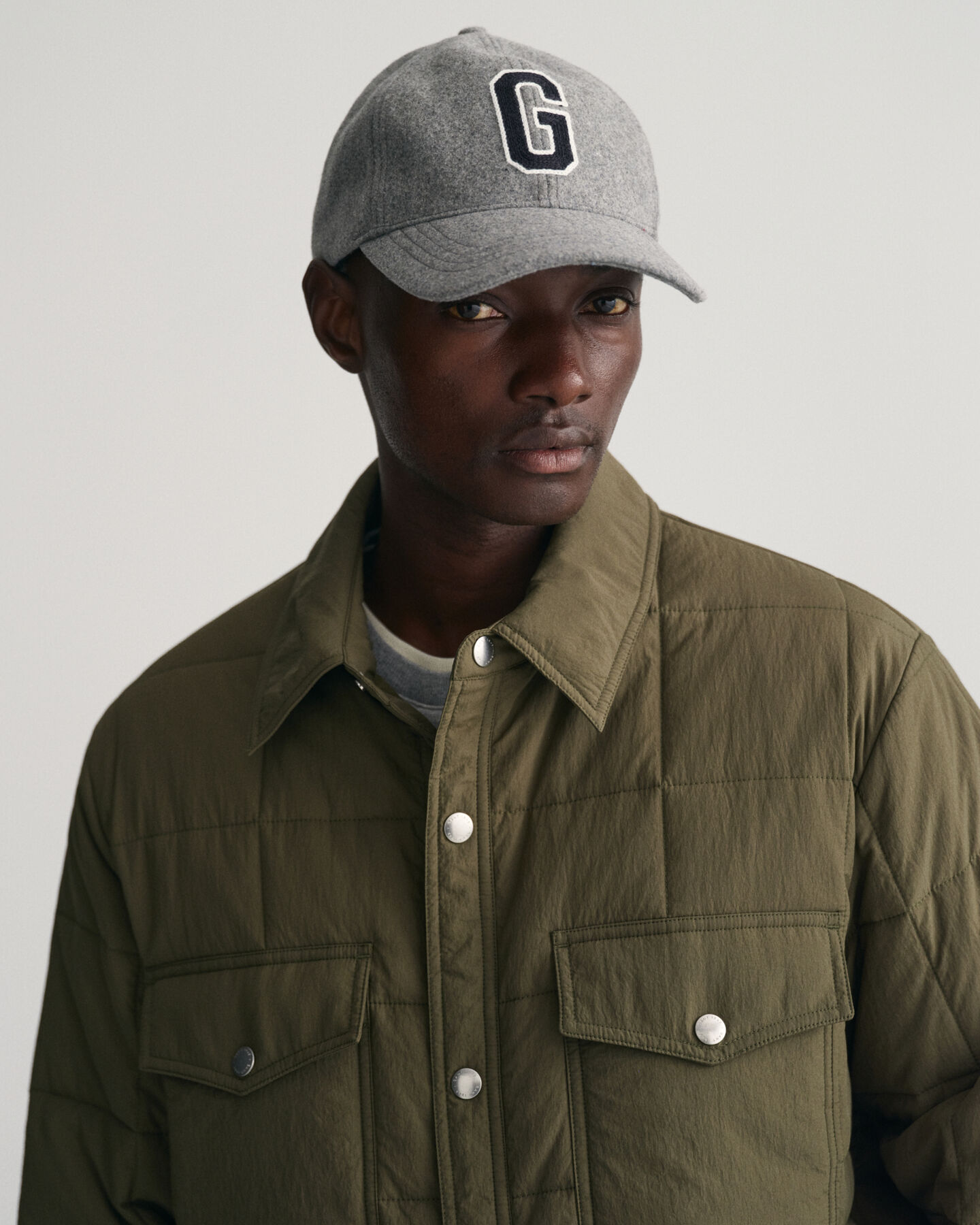 Veste-chemise matelassée