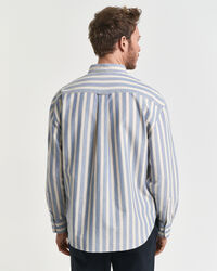 Chemise coupe décontractée en coton Oxford à rayures Heritage