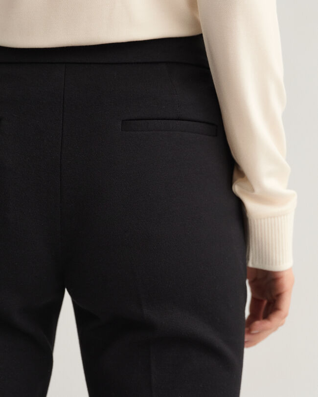Pantalon cigarette en jersey
