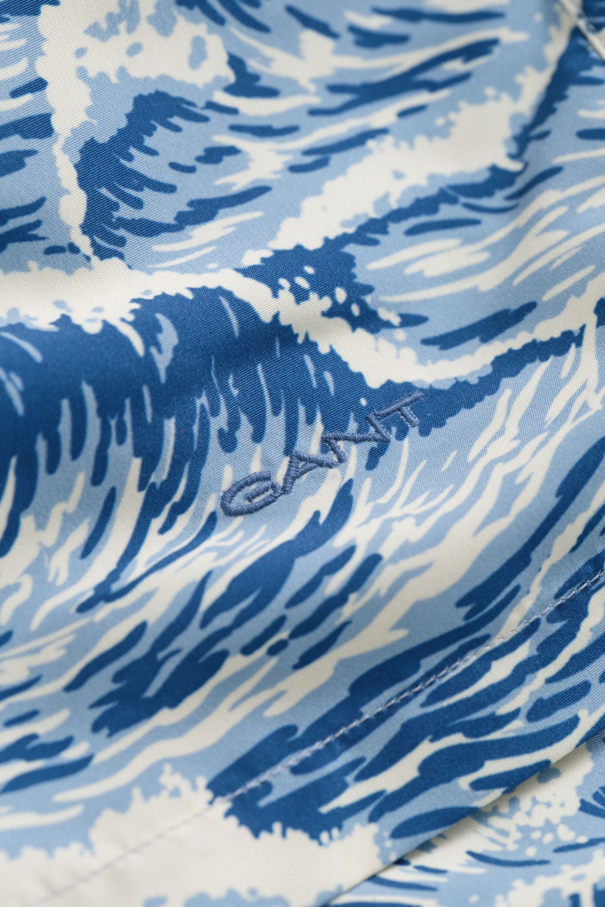 Short de bain à imprimé vague