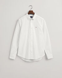 Chemise slim fit en coton Oxford stretch