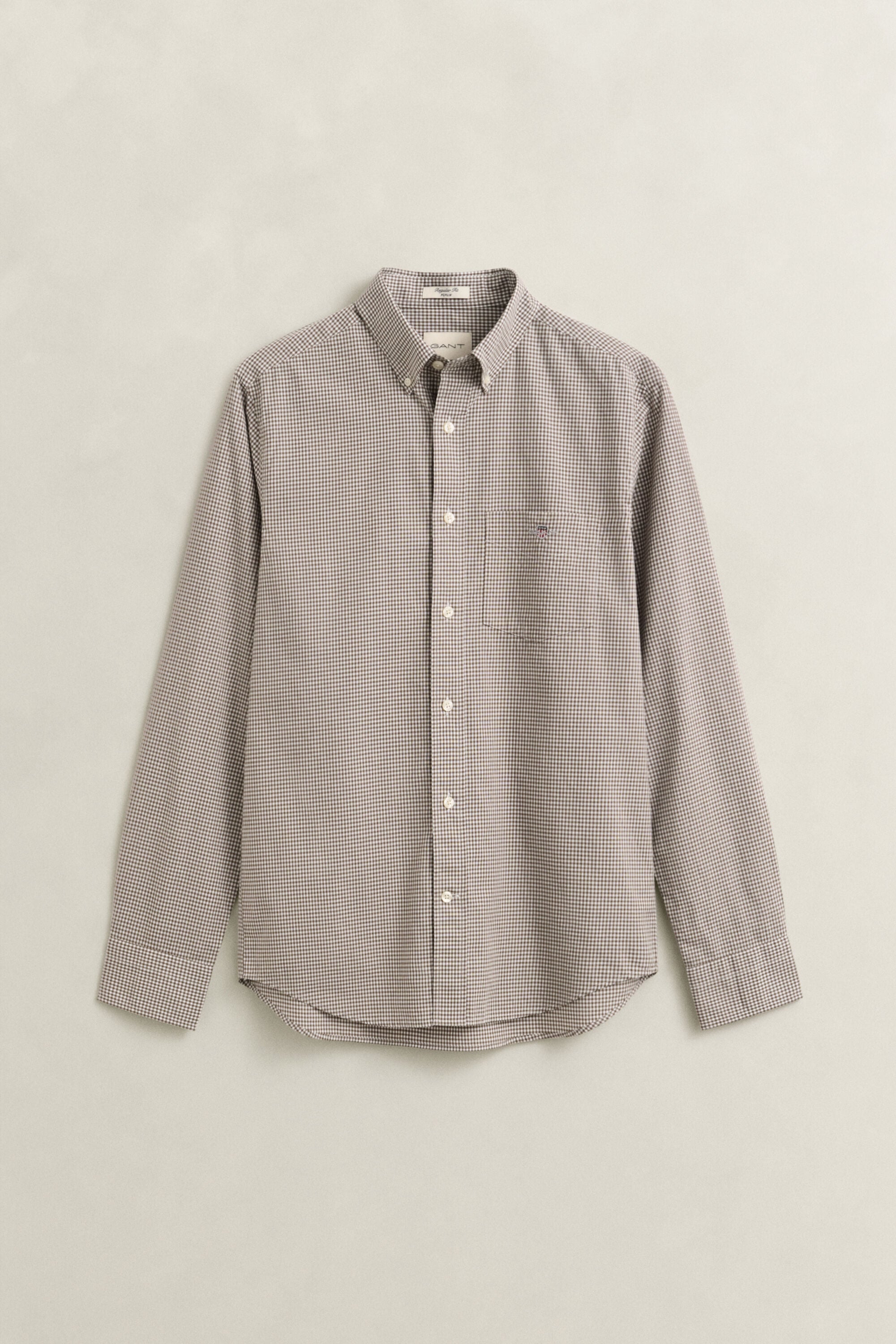 Chemise vichy en popeline classique