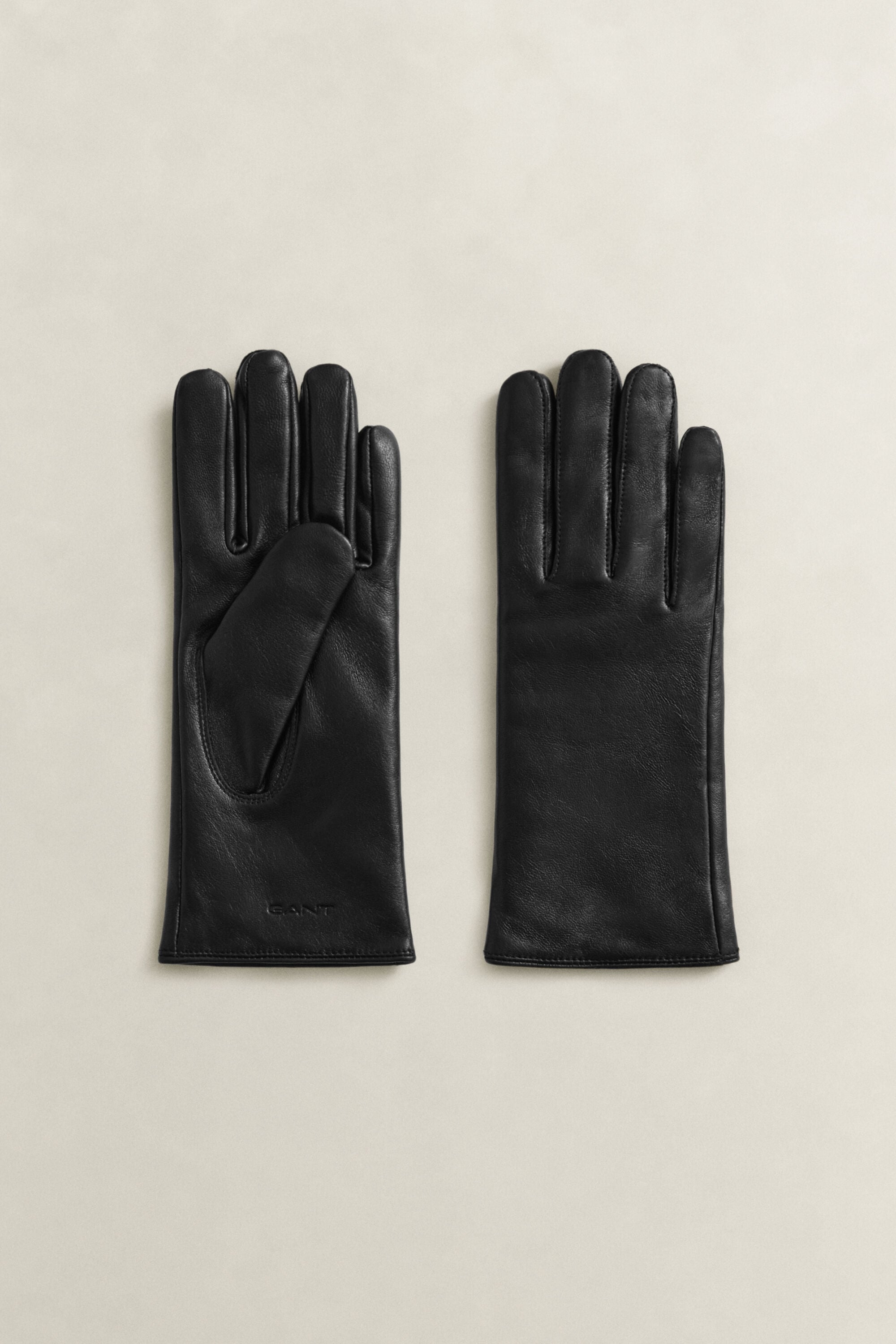 Gants en cuir doublé de cachemire