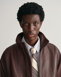 Cravate en soie à rayures Raw