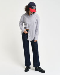 Chemise relaxed fit en coton Oxford Luxury à rayures