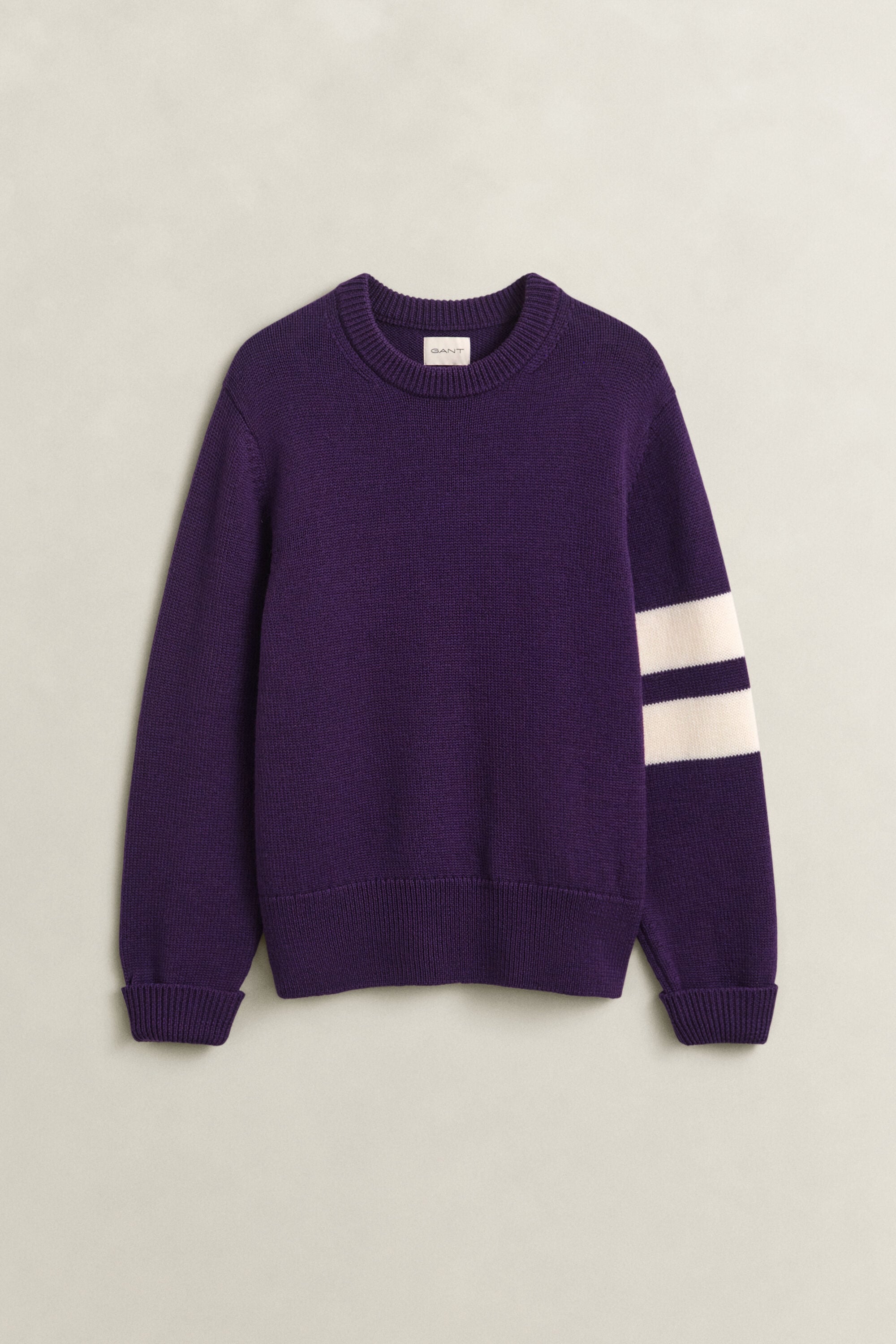 Pull en laine mérinos à rayures